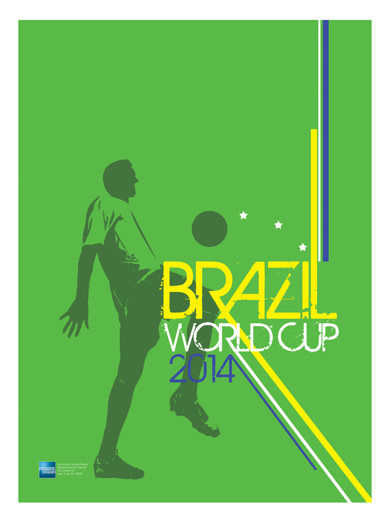 work sample-Brazil travel poster design