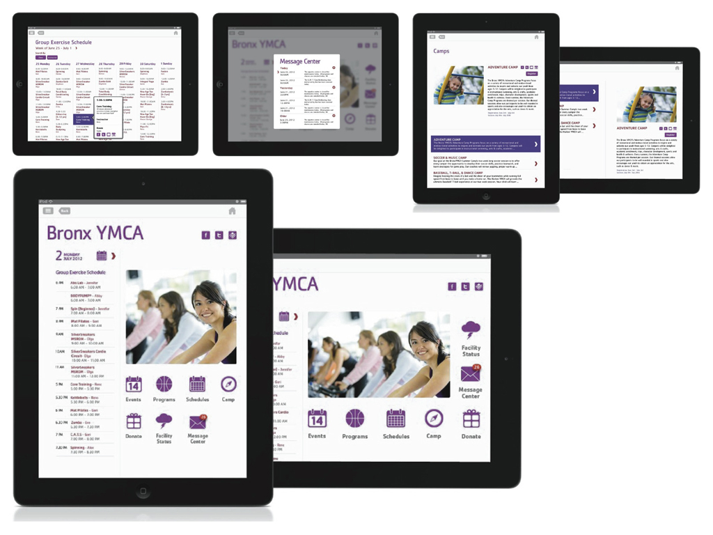 work sample-YMCA: Active Life Application Design