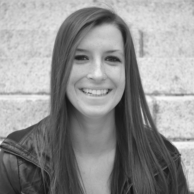 Black and white portrait photo-Alyssa