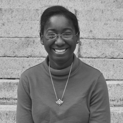 Black and white portrait photo-Kiara