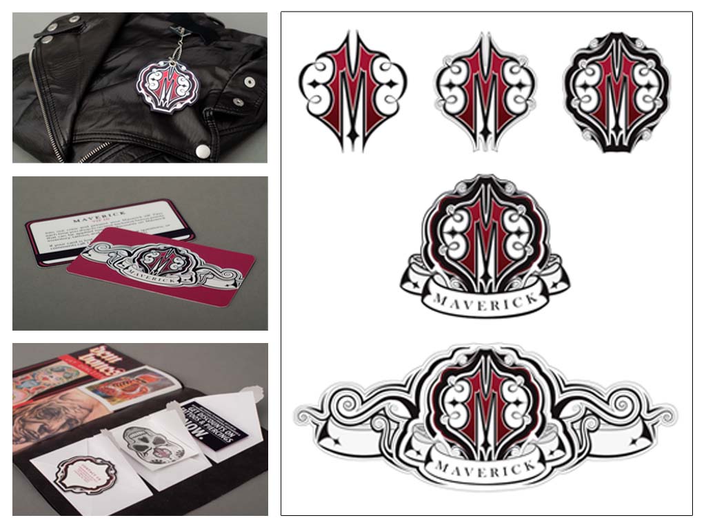 work sample-Maverick clothing branding