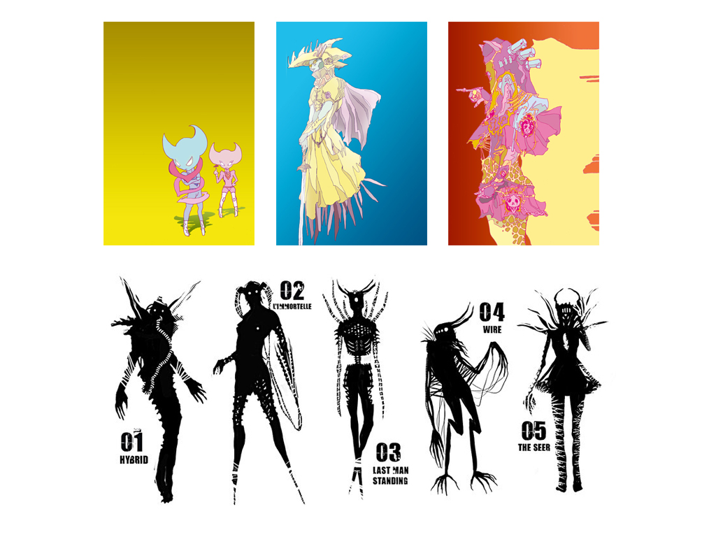 work sample-Monster concept art